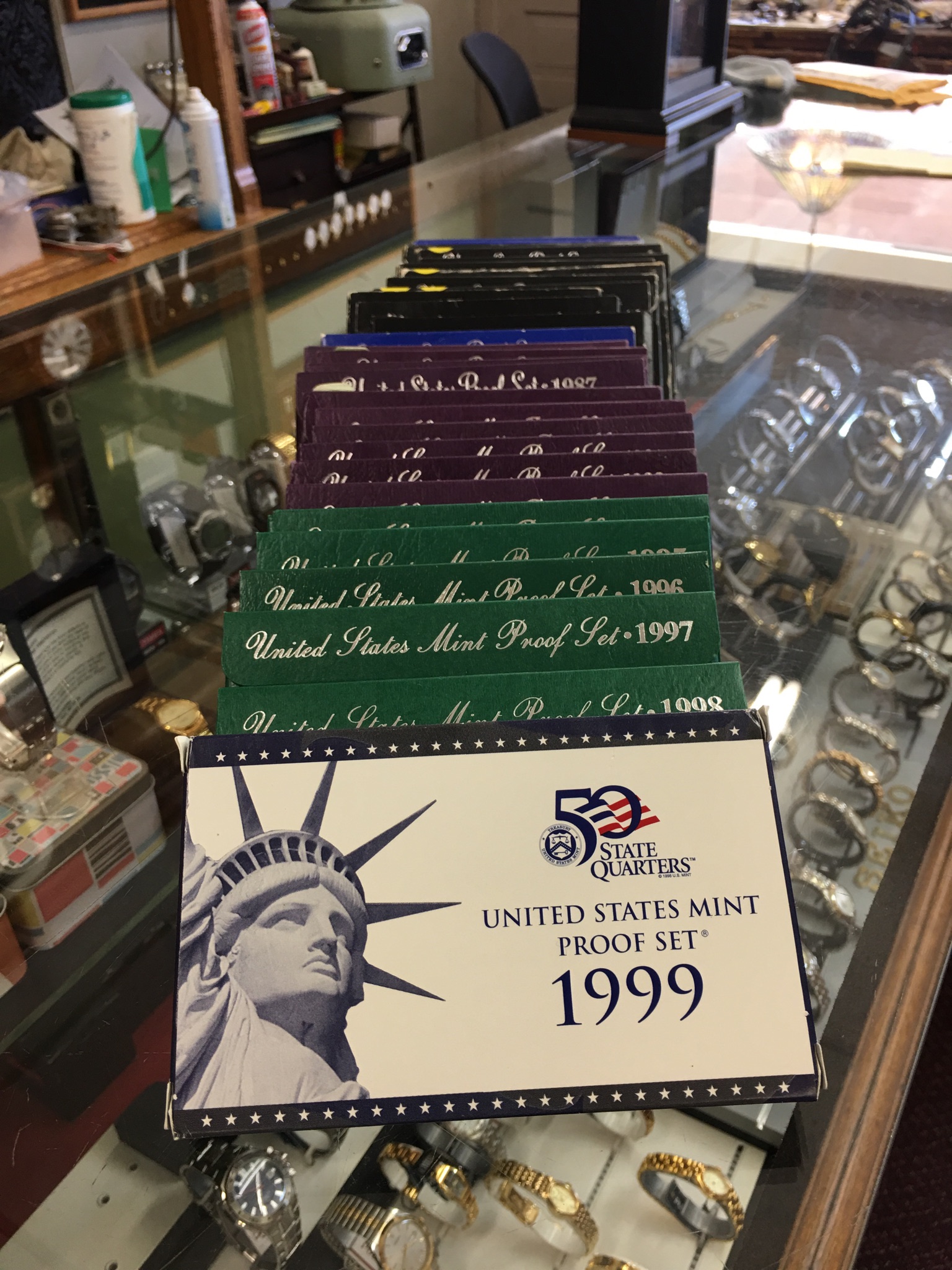 30 year proof sets of coins